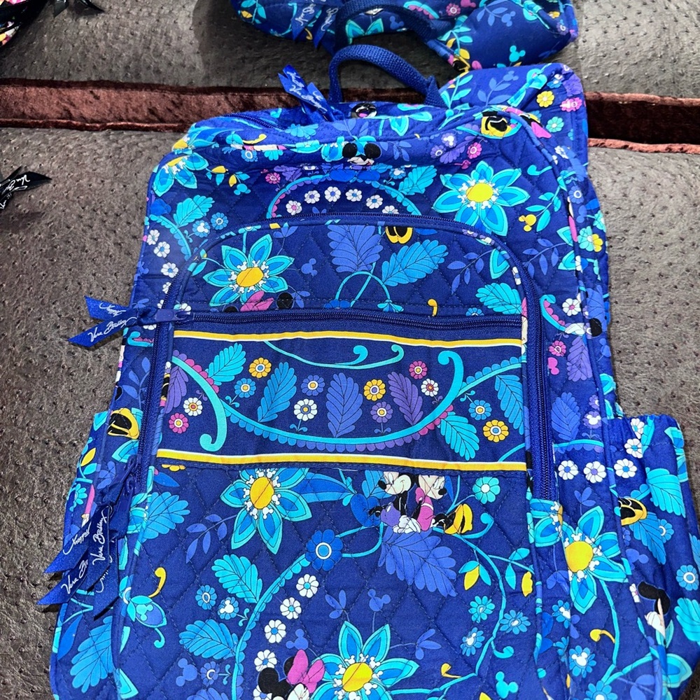 Disney Blue Floral One Piece by Vera Bradley 1